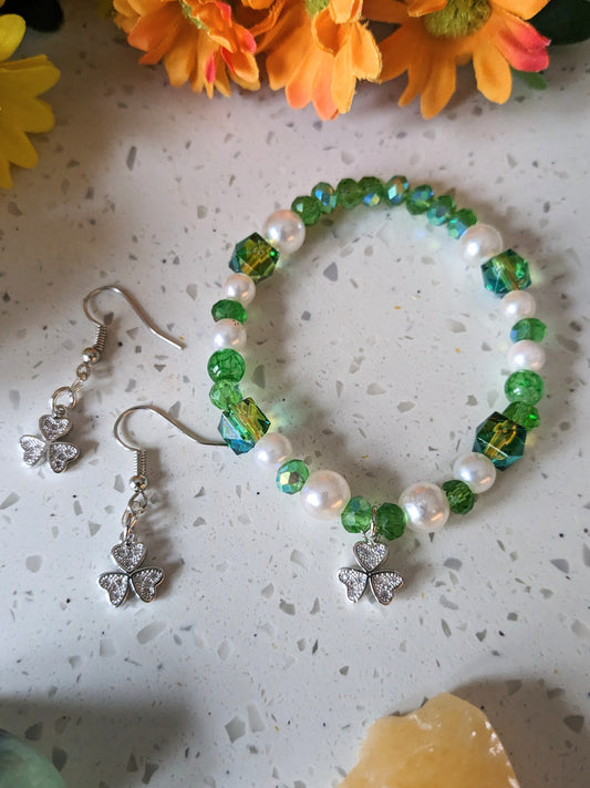 Saoirse Bracelet and Earring Set