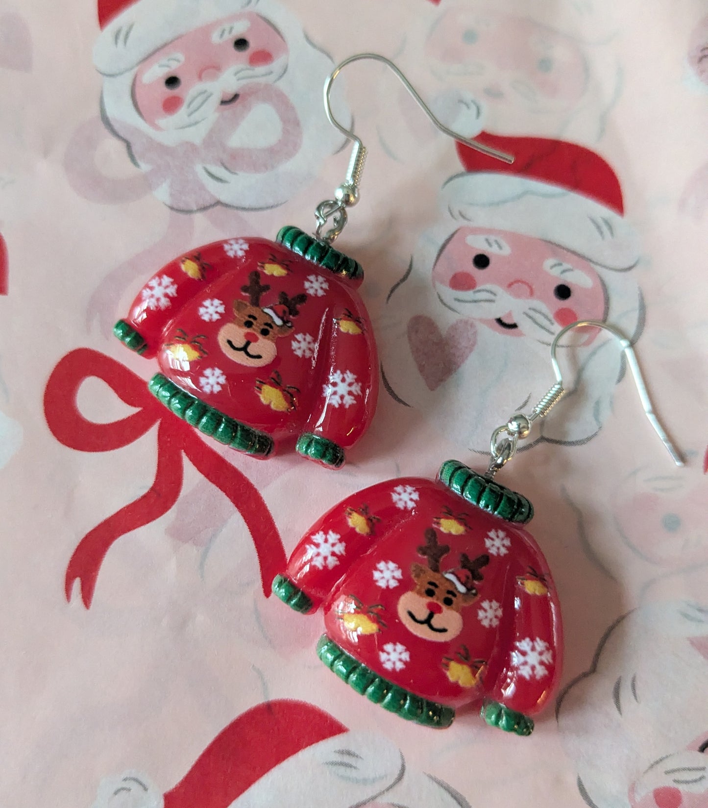 Christmas Jumpers Novelty Earrings