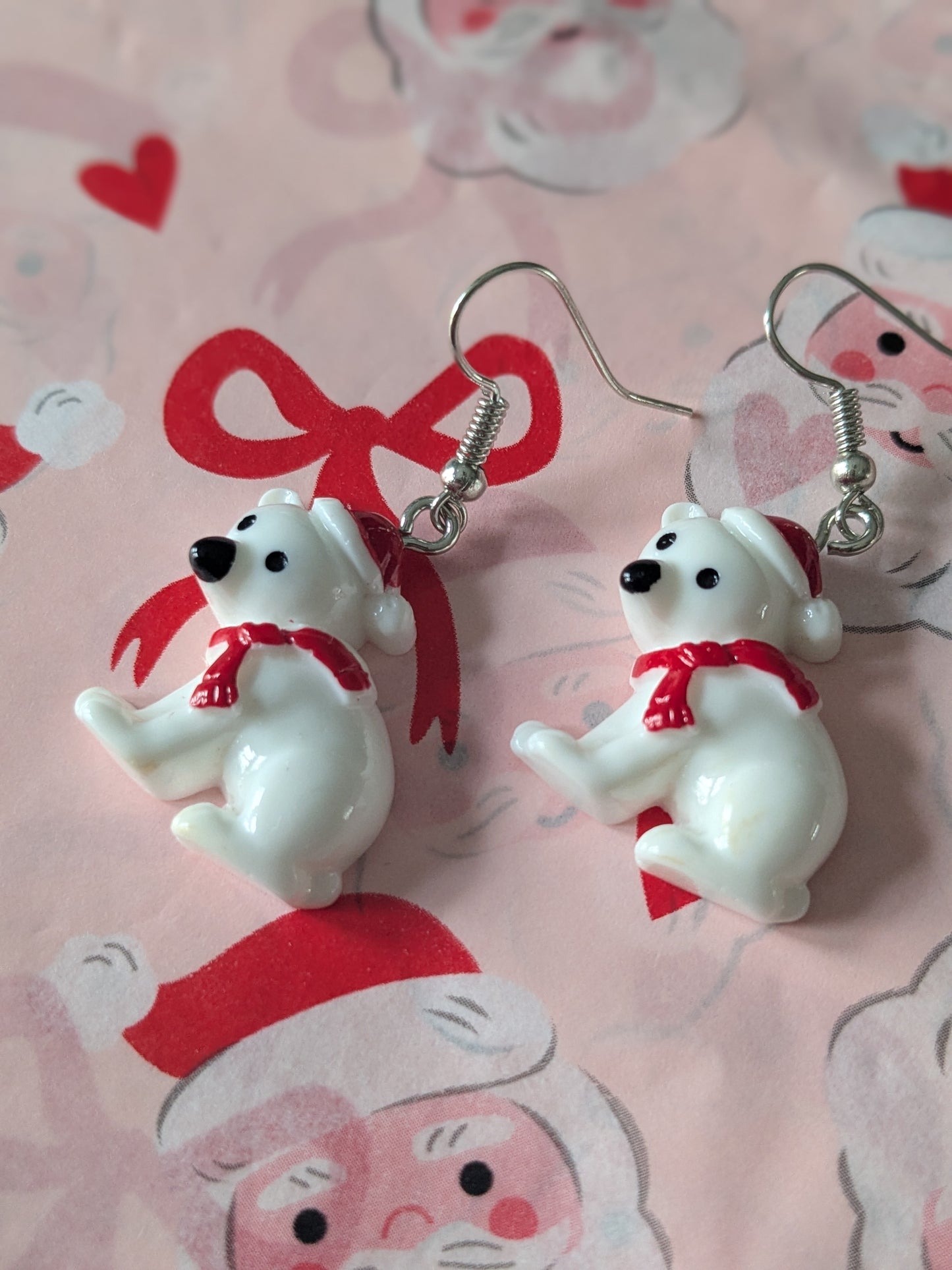 Polar Bear Earrings
