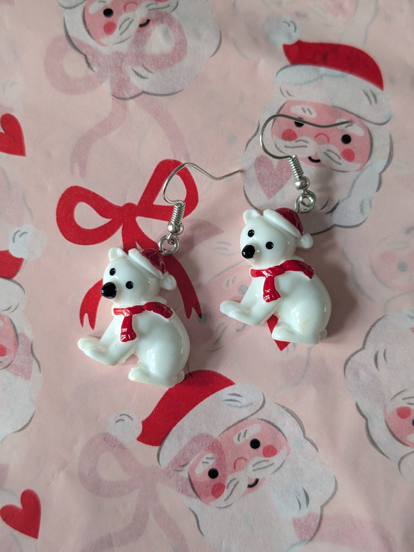 Polar Bear Earrings