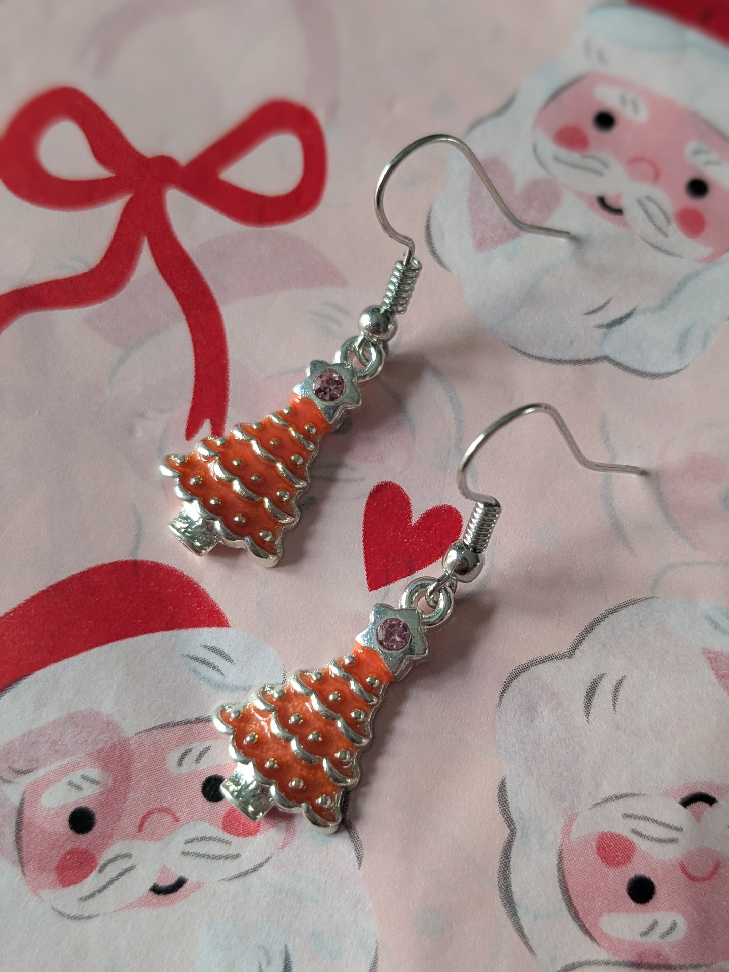 Orange Christmas Trees